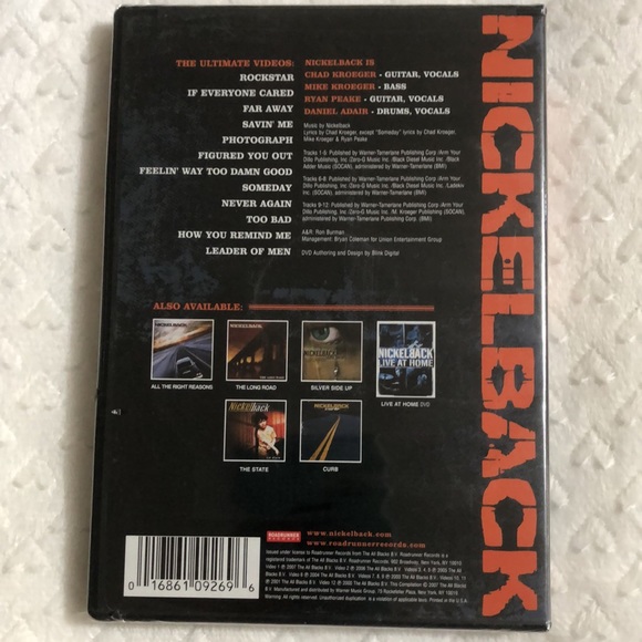 Nickelback The Ultimate Video DVD Collection NEW - Picture 5 of 11